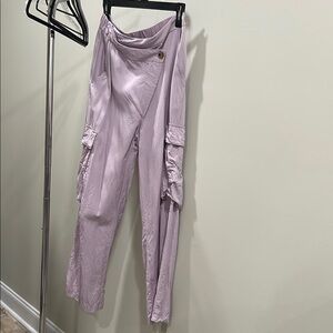 Emory Park Purple High-Waisted Pants